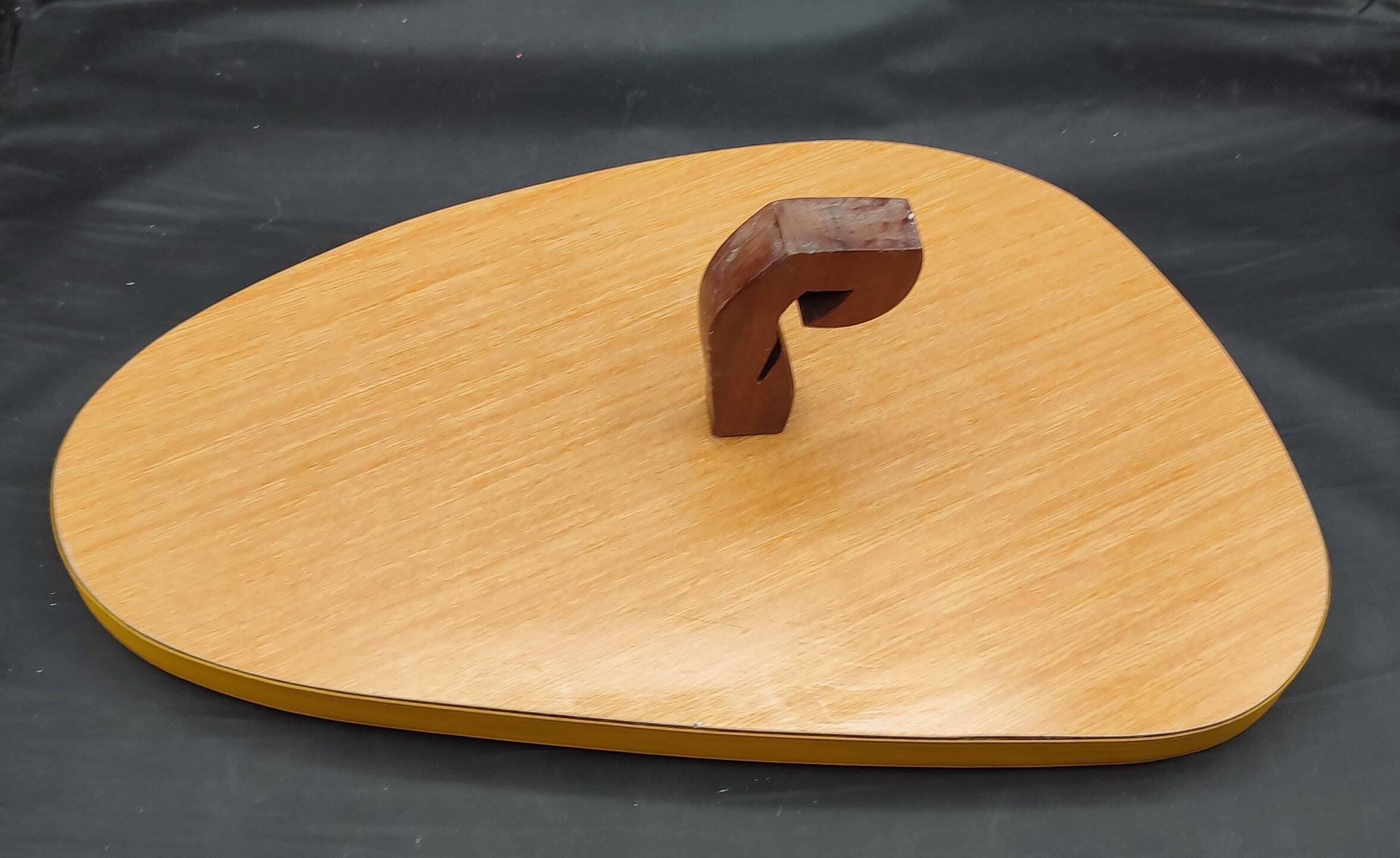 Plateau Vintage Design "Goutte" 1960s Scandinavian Wood