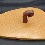 Plateau Vintage Design "Goutte" 1960s Scandinavian Wood