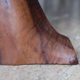 Olive wood monoxide lamp, 50s