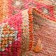 Salmon Pink & Peach Vintage Runner Carpet For Kitchen, 93x290Cm