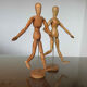 Articulated wooden mannequin 60s