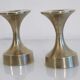 Pair of Danish brass candle holders 1970