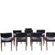 Set of 8 Danish teak chairs by Aksel Bender Madsen & Ejnar Larsen