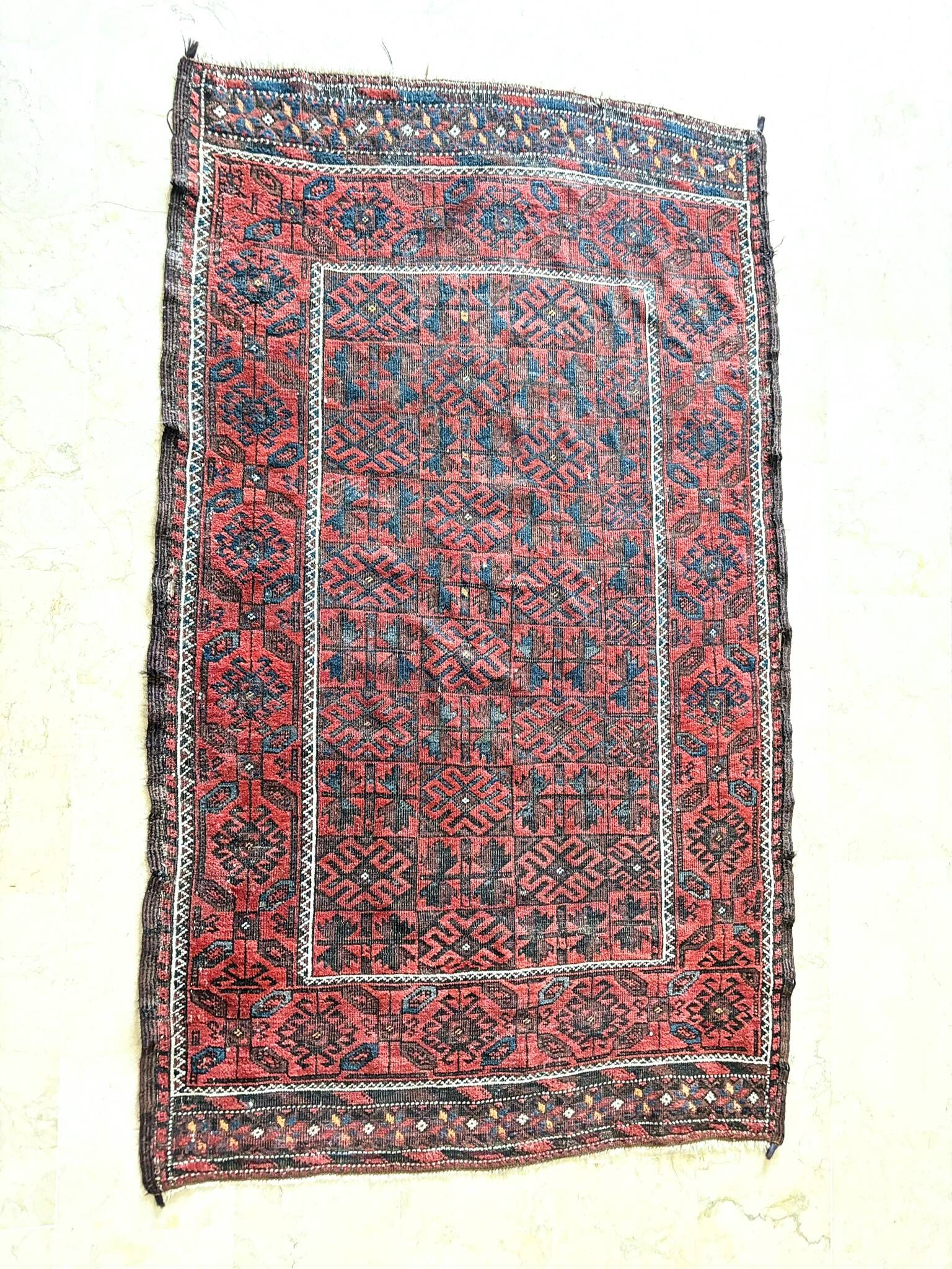 Carpet made in Iran, in very good condition, multicoloured, very picturesque.