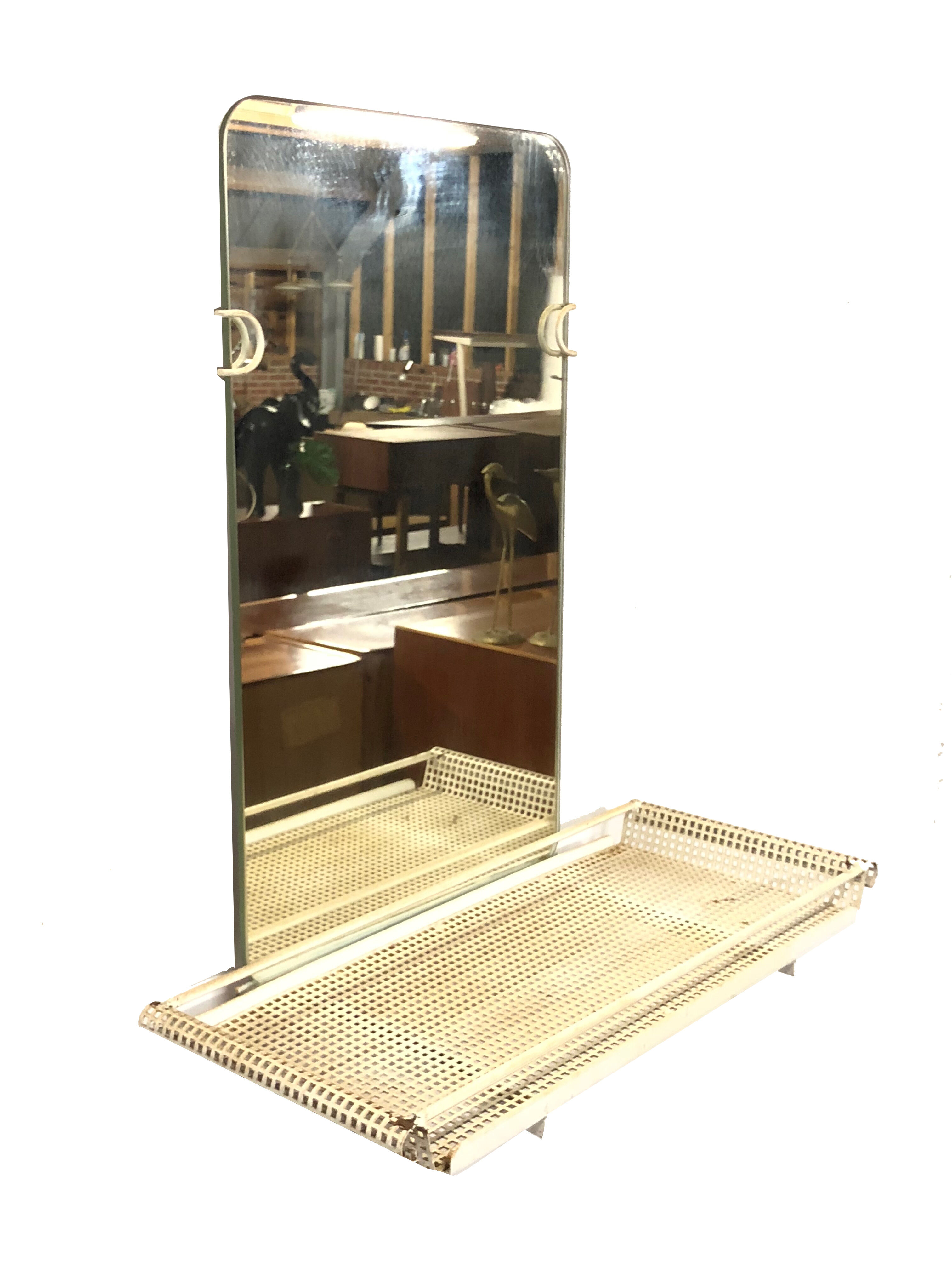 Mirror of toilet with tablet 50