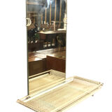 Mirror of toilet with tablet 50