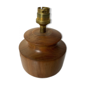 Vintage turned wooden lamp foot