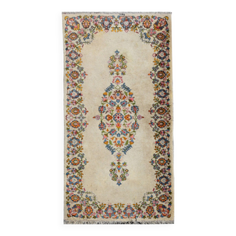 Tapis d'orient iran Kashan - entièrement fait main  - dimensions: 1.40 X 0.68 mètres