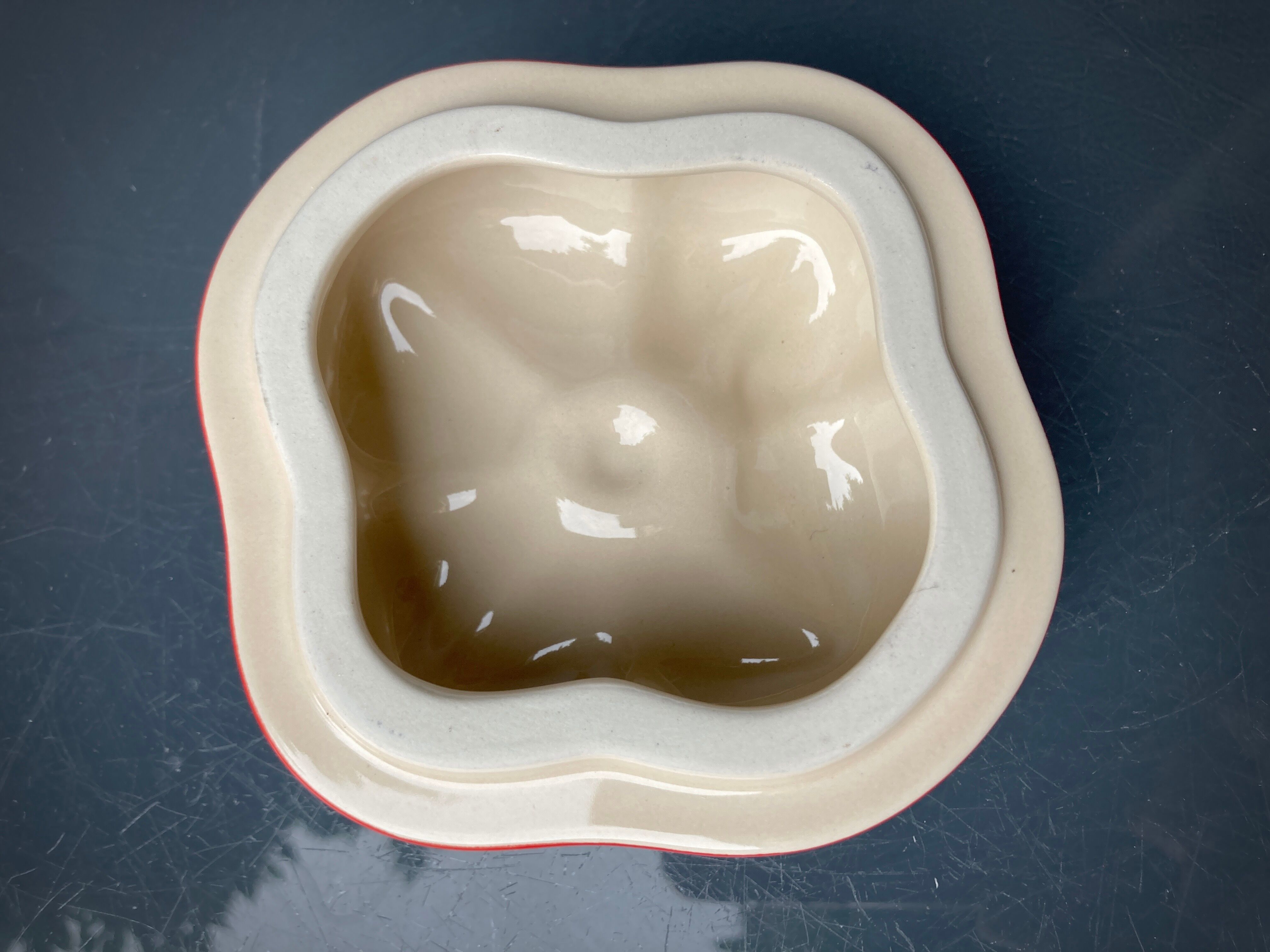 Four Le Creuset ceramic casseroles