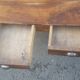 Farm table coffee table with drawers