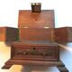 Jewelry box Sculpture Wood Black Forest, 3 compartments, Cabinet Napoléon III