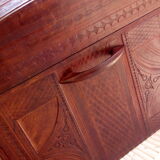 Touareg box embossed leather