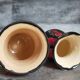 Duo de vases céramique écume Fat Lava vintages