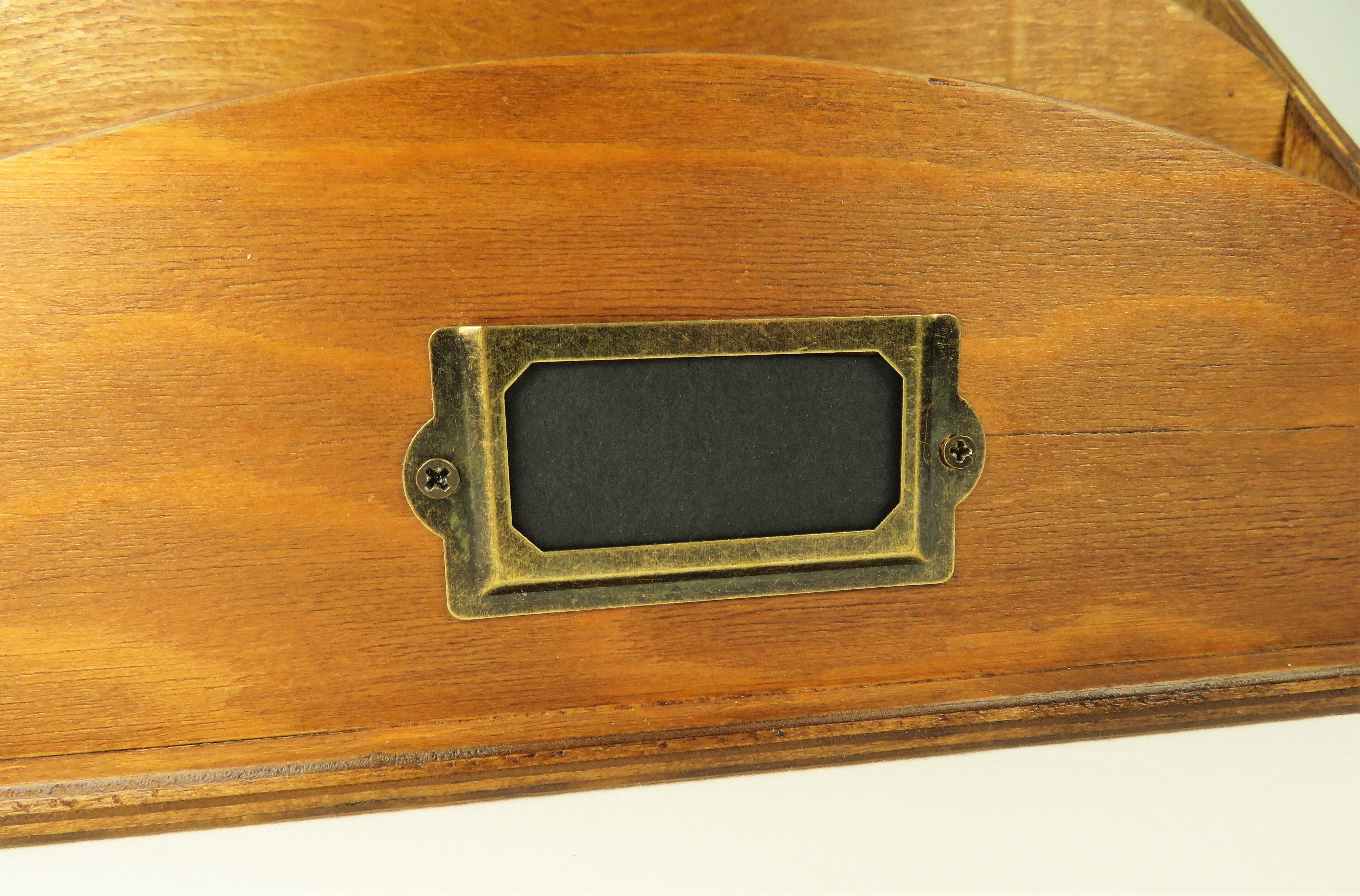 Wooden desk organizer