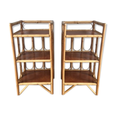 Rattan bedsides