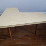 Table basse boomerang années 60