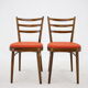 Ensemble de quatre chaises à manger Tchécoslovaquie 1965