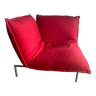 Red Câlin corner armchair by Pascal Mourgue