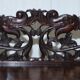 19th-century hand-carved Anglo-Burmese buffet with drawers and cupboards.