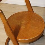 Vintage Baumann Model "Halfa" chair in wood, 1970s