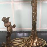 Brass art deco lamp  with putti