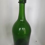 Bouteille ancienne verre épais et vert