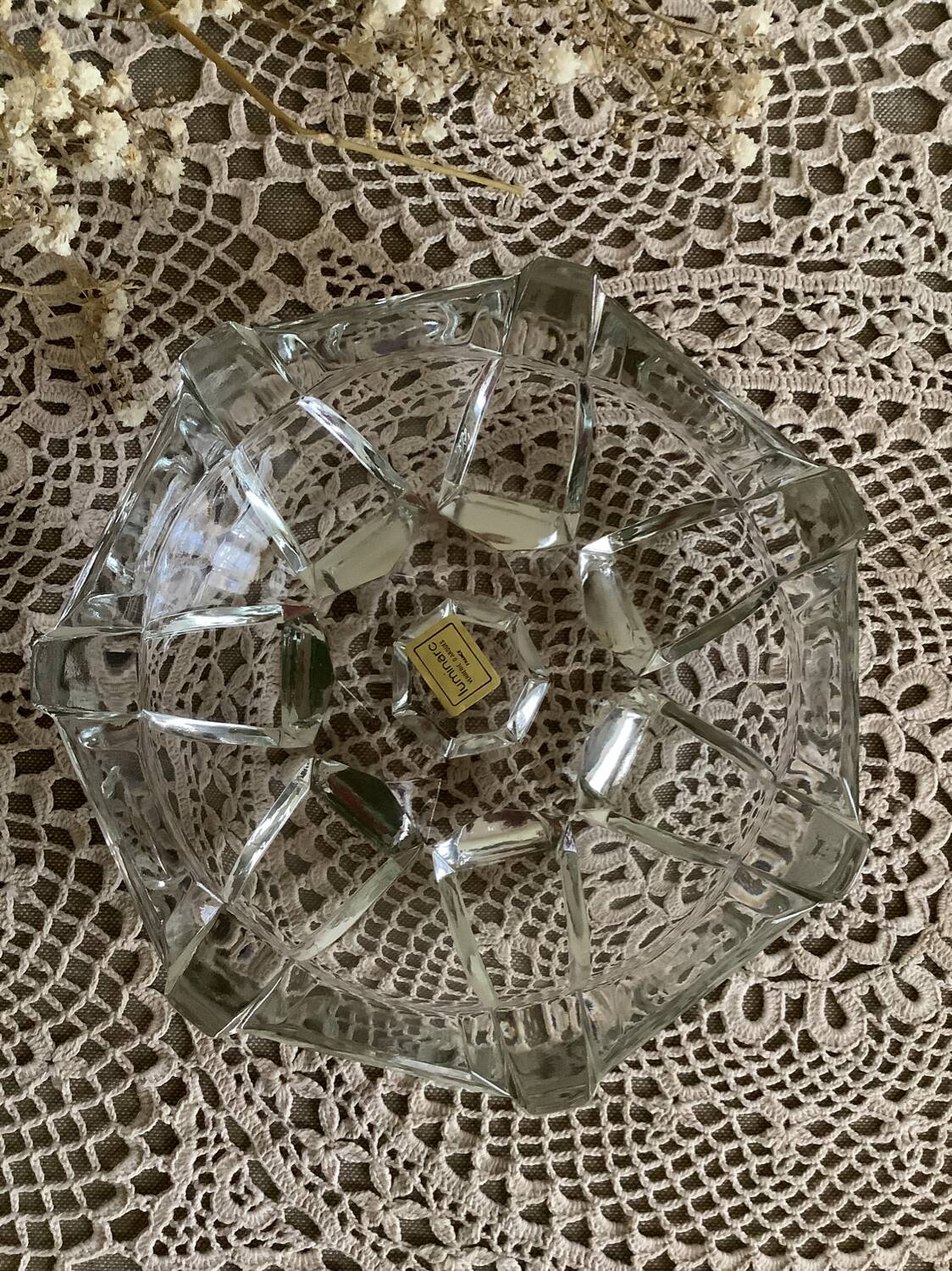 Vintage Luminarc ashtray