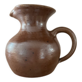 Vase cruche vintage en grès signé
