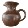 Vase cruche vintage en grès signé