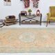 6x9 Pale Orange Oriental Vintage Rug 182x270Cm SK 21429