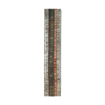 Tapis de couloir doux vintage marron et orange 2 x 11, 64 x 332 cm SK21437