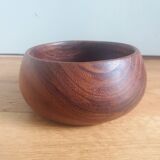 Turned wood bowl