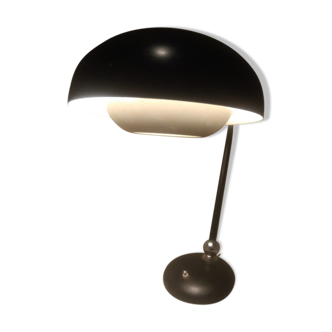 Black metal mushroom dome lamp