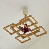 Amelio Pendant Lamp attributed to Angelo Brotto for Esperia, 1960s