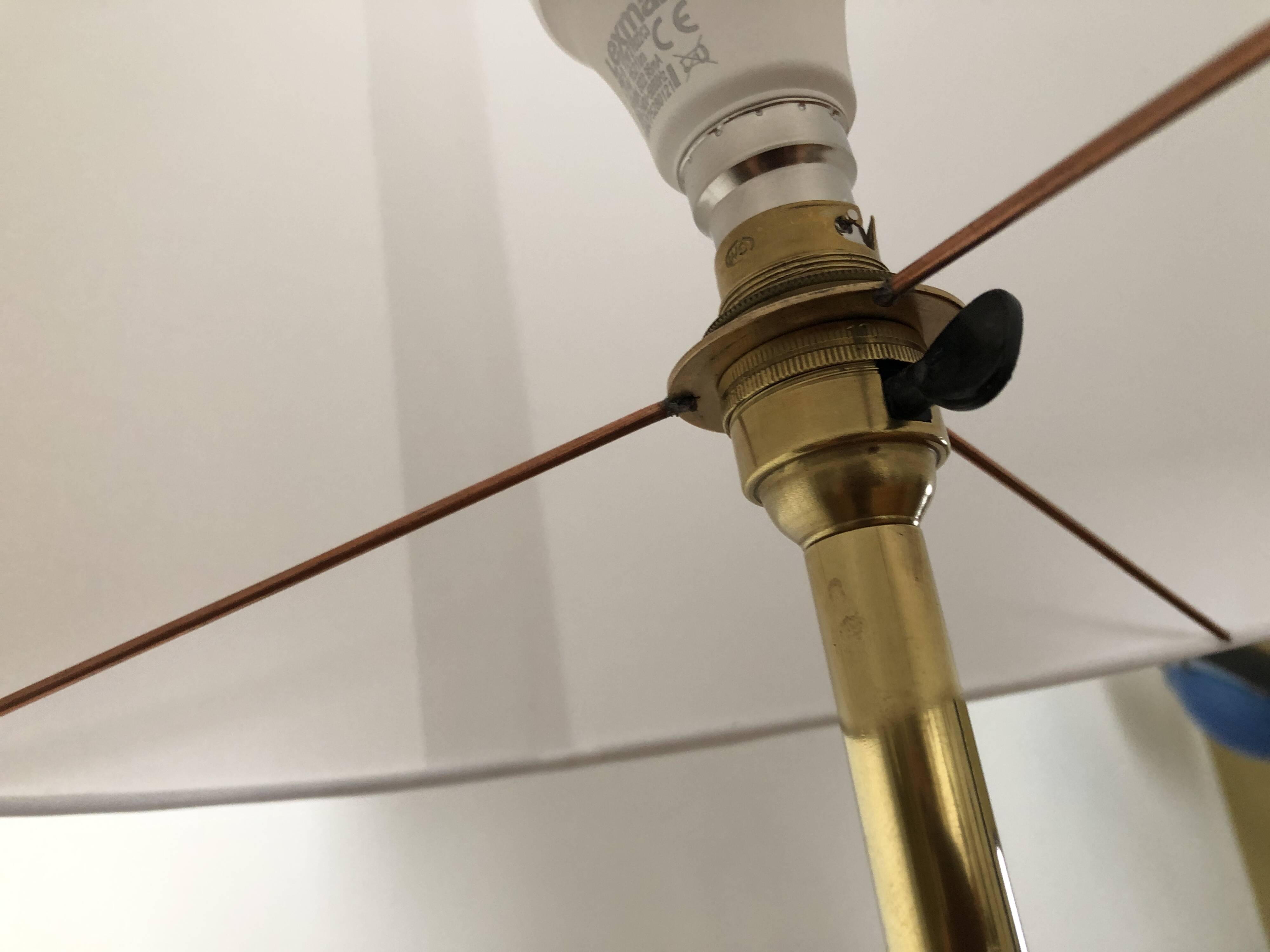 1950s-1960s tripod floor lamp