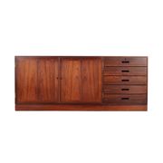 Enfilade en palissandre, design danois, années 1970, designer : Kai Winding