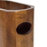 Porte-parapluies vintage en bois, design minimaliste des années 1960