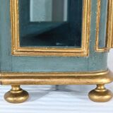Small Showcase in Painted and Gilded Wood, Louis XV Style – Early 19th Century