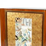 Mid-century modern bar cabinet by Paolo Buffa, 1950s.