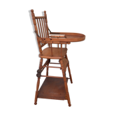 30-year-old high chair in wood turned