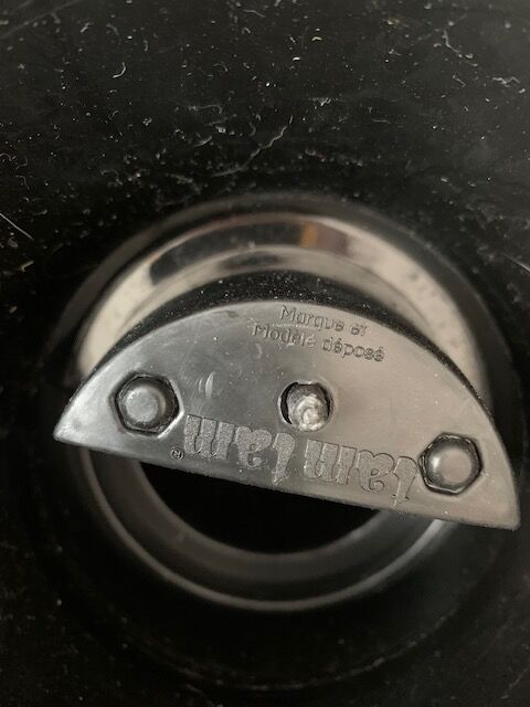 Vintage black tamtam stools