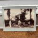 Photo albumine contrecollée sur carton représentant des moissonneurs