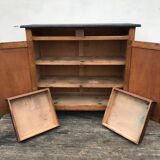 Vintage parisian buffet 1940 in oak