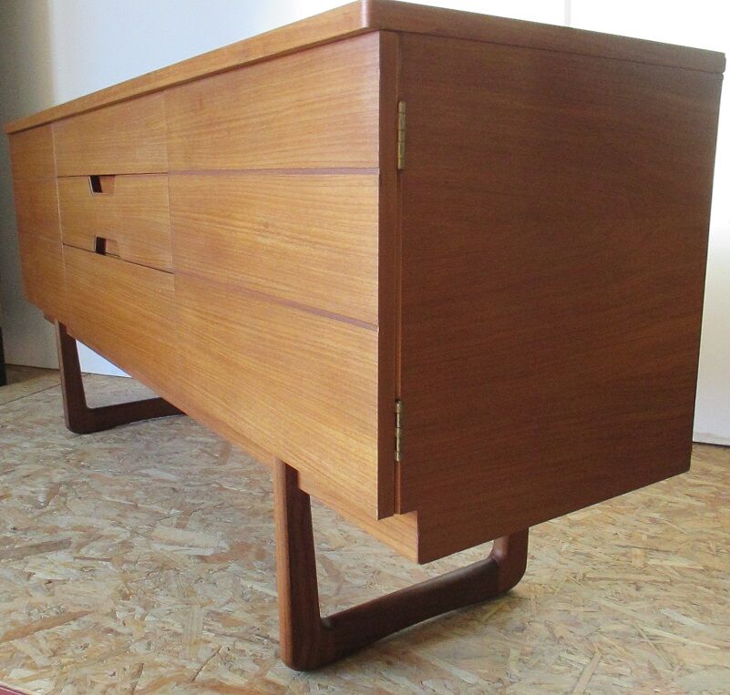 Sideboard Uniflex Internationnal light wooden 60s