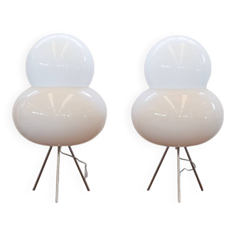 2 Normann Copenhagen Puff Bubble White table lamps