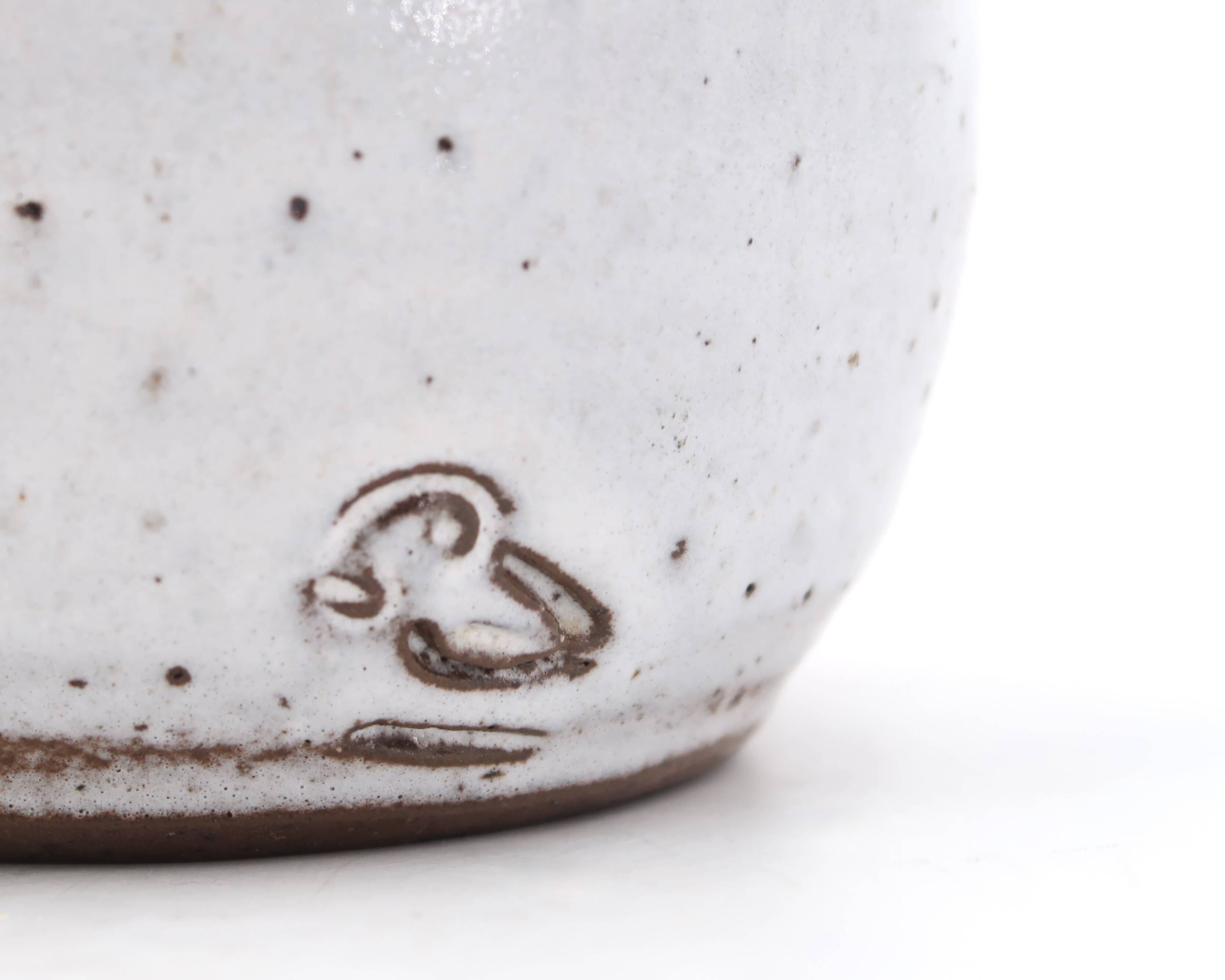 Stoneware ceramic pitcher by Jeanne and Norbert Pierlot, 1960s