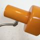 Lampe de table orange vintage, années 1970