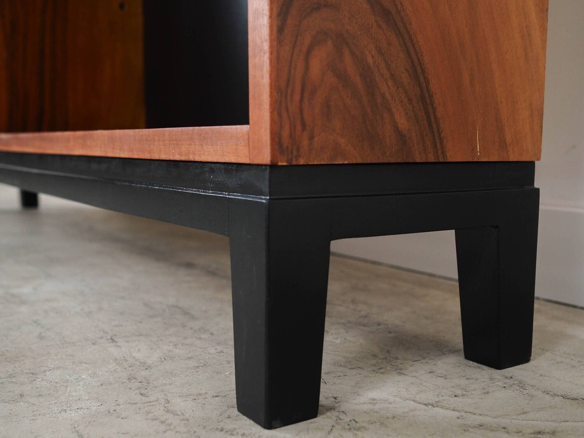 Walnut bookcase, Danish design, 1970s, production: Denmark