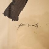 Toucan - 19th century watercolour original drawing