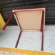 Table de bridge vintage pliante